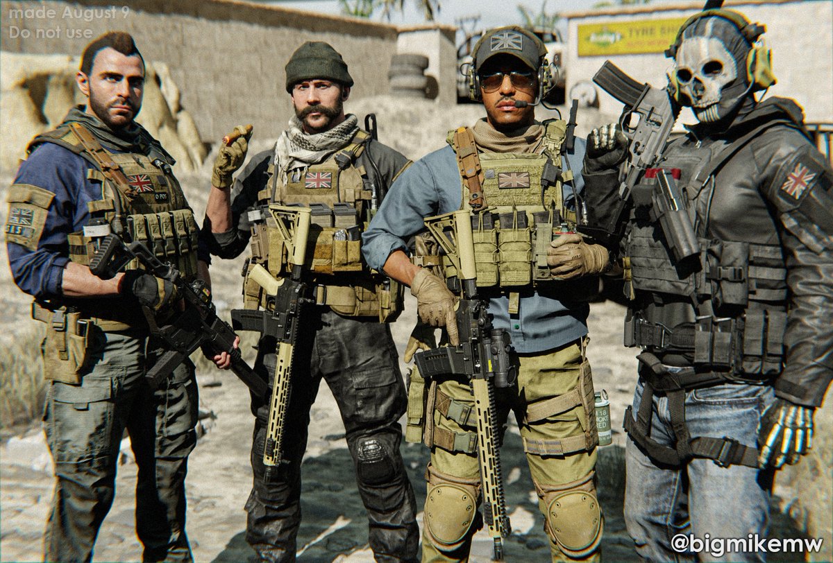 BigMikeMW's tweet image. I recreated the #TaskForce141 outfits from the Modern Warfare 2 trailers over the past two months.

You might've seen them in some youtube thumbnails, but I finally put them together and made a scene for the occasion 👀

All likes and RTs are appreciated ❤️