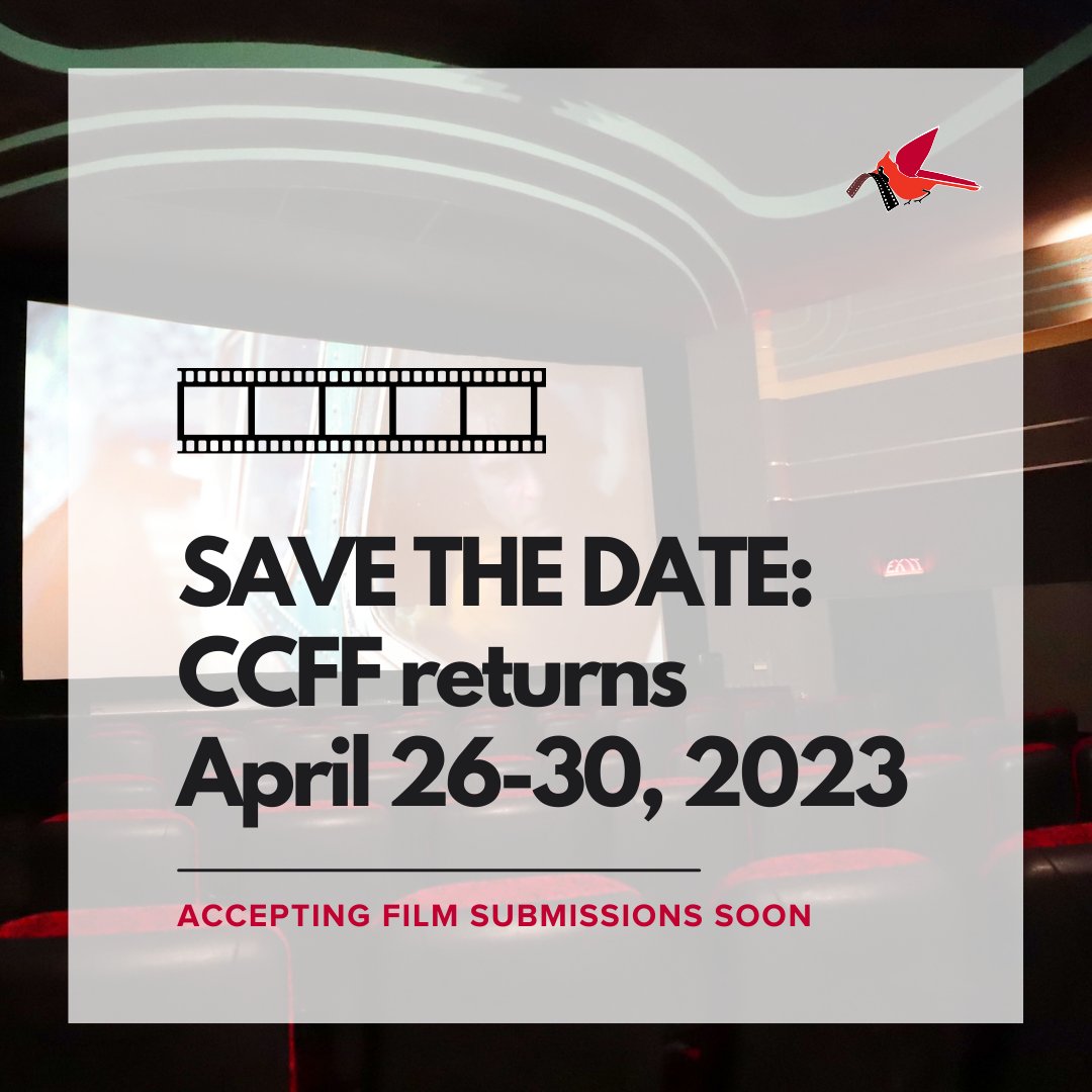 SAVE THE DATE! Cinema Columbus Film Festival returns April 26-30, 2023.

Stay tuned for information about film submissions, categories for next year's festival, and more.