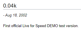 Carlossedu06's tweet photo. @LFSracing could have some news about the update on the day of the 20th anniversary of the lfs 👀 https://t.co/ML9COKcx3S