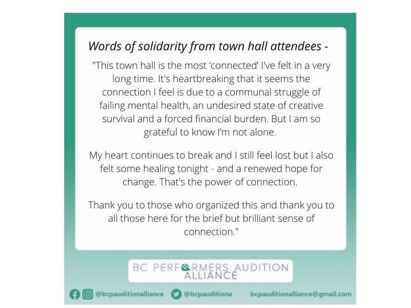 BCP Audition Alliance tweet media