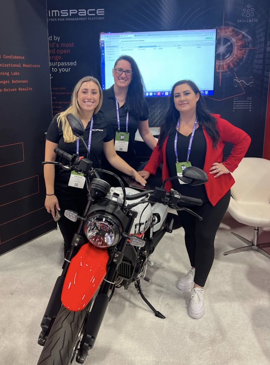 SimSpaceCorp's tweet photo. Just know that IT'S DEFINITELY A POSSIBILITY...

You could leave #BHUSA in a 🏍motorcycle with some fresh NEW knowledge 🤔🧠 about the #SimSpace Cyber Risk Management Platform. https://t.co/PjgBwT9wLS