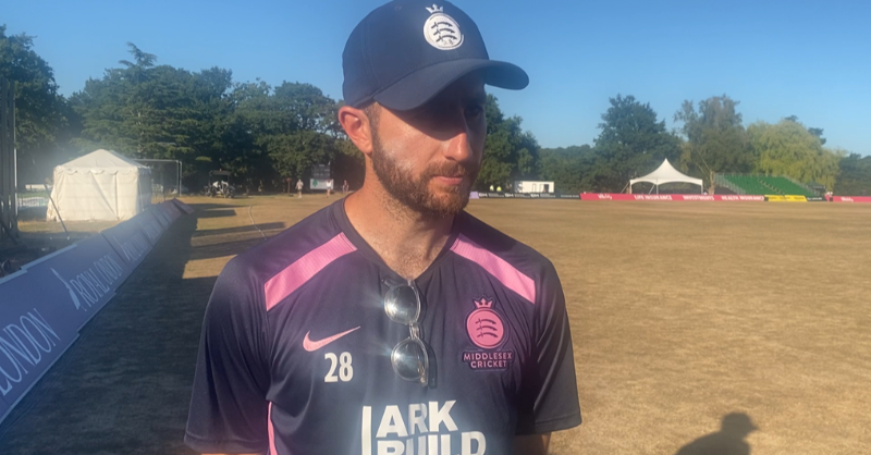 Middlesex_CCC's tweet photo. 🗣️ | STEPHEN ESKINAZI
We caught up with captain, @seskinazi, after our 102-run victory over Surrey in the @RoyalLondonCup. Eskinazi struck a Career and Club-best of 182 in the first innings.

WATCH HERE ⬇️ | #OneMiddlesex