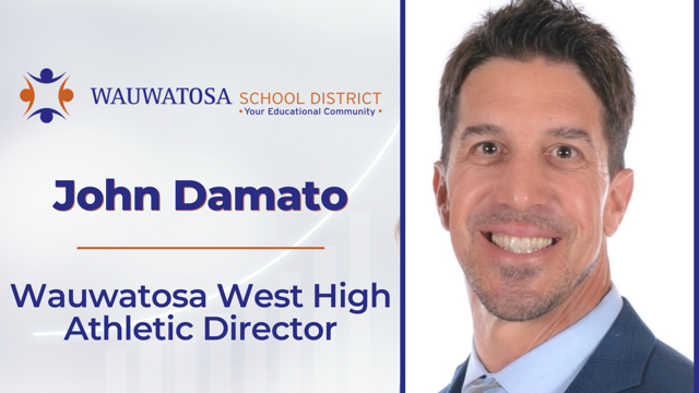 We’re pleased to announce that Mr. John Damato has been appointed as athletic director at <a href="/TWTrojans/">Tosa West</a>! He brings 23 years of related experience &amp; is exceptional within his field. We look forward to his successful leadership of the athletic department! 👏 #TosaProud