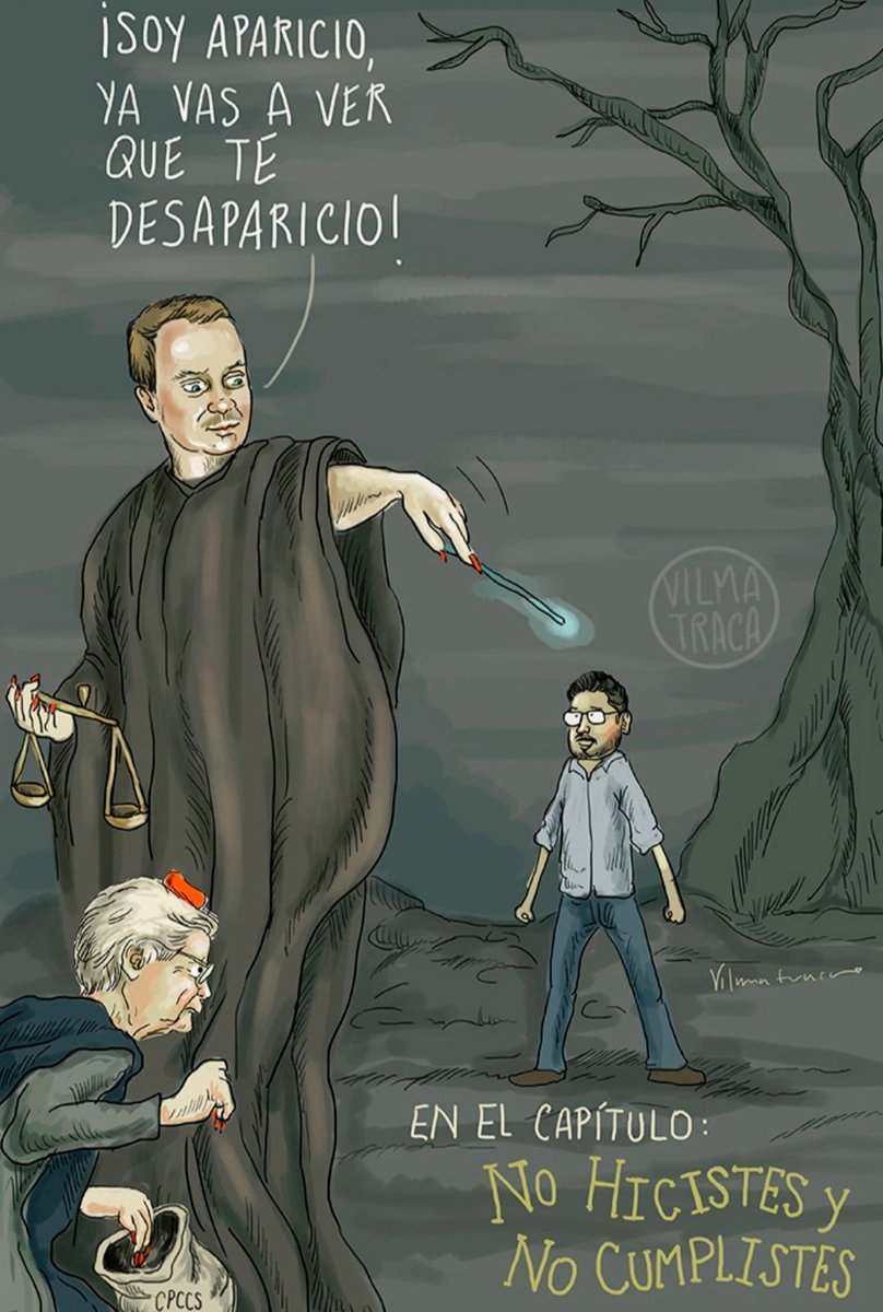 vilmavargasva's tweet photo. #ElDesapariciador #Pandorito #Vilmatraca #Caricatura https://t.co/SPW09ZpaPf