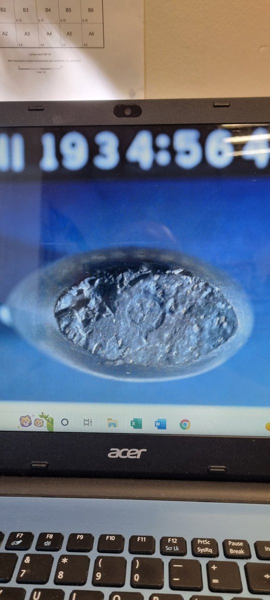 DS_tone's tweet photo. I somehow accidentally saved a picture of a cored section of a Stone Axe I was working on as my screen saver ....which now feels like its staring at me 👁
#archaeology #stoneaxe https://t.co/LOyOQu84xb