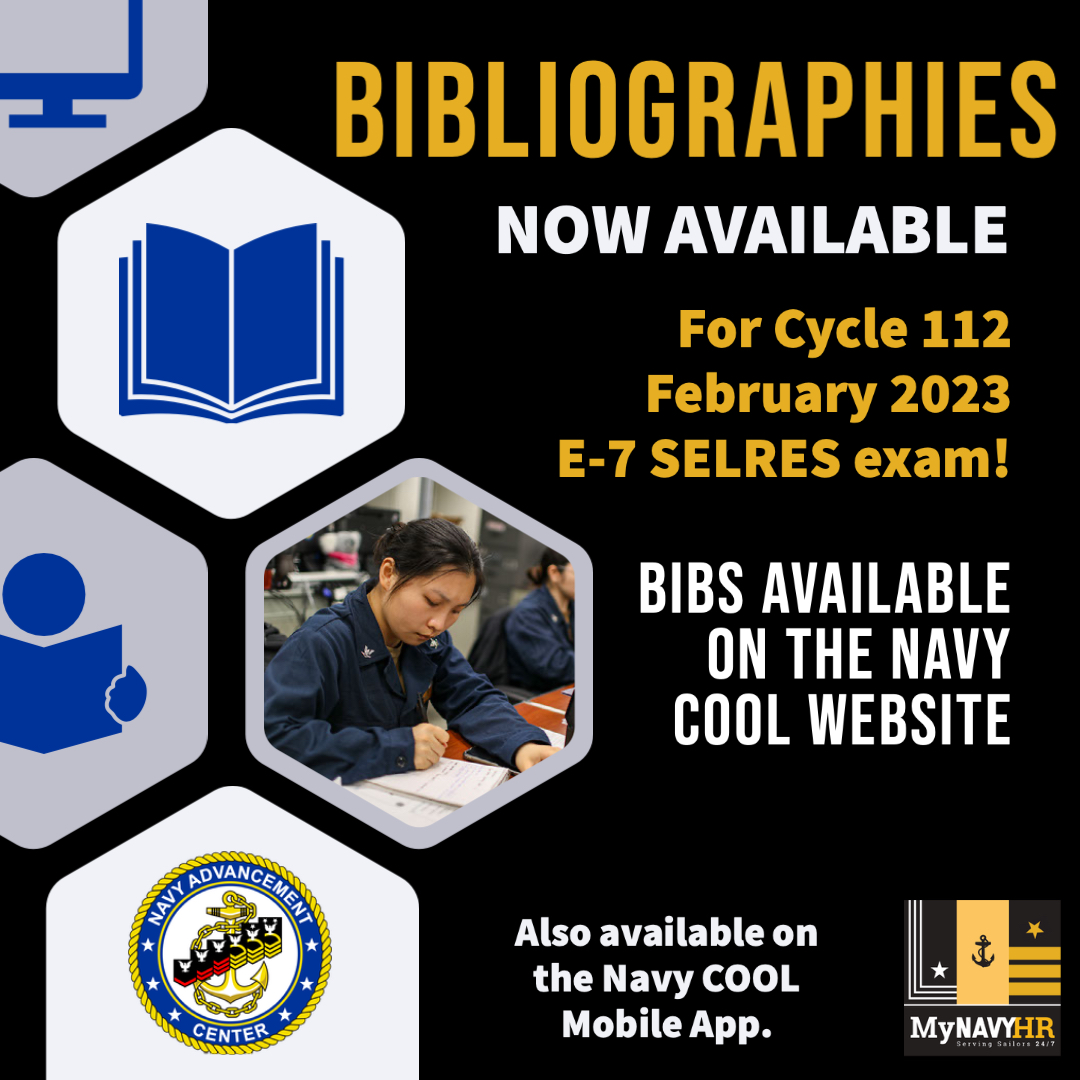 MyNavy HR on Twitter "BIBLIOGRAPHIES NOW AVAILABLE! For Cycle 112