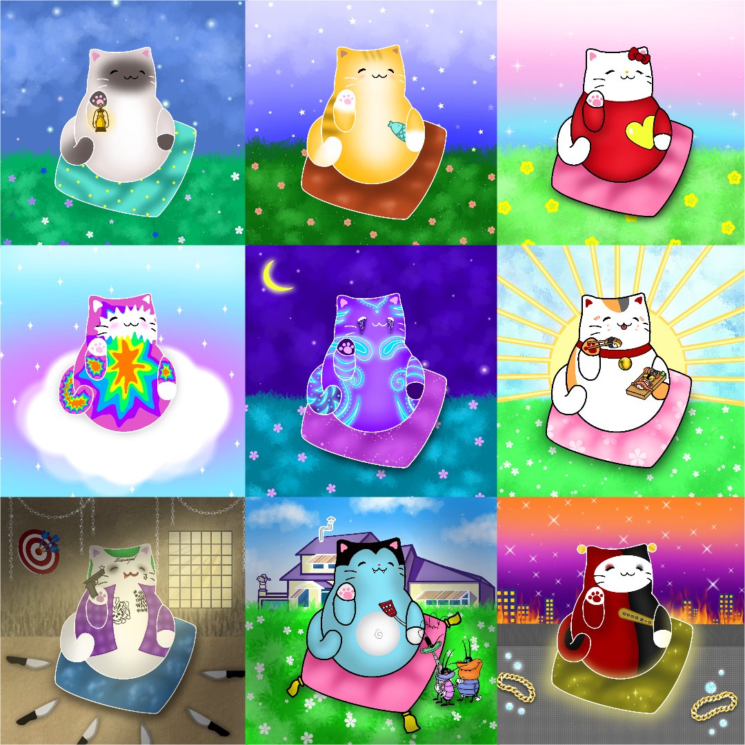 🌸💗🎀New drop🎀💗🌸
♡
🍃🐈CHI YAMADA KITTEN🐈🍃
opensea.io/assets/matic/0…
❤🐈JIBANYAN KITTEN🐈❤  opensea.io/assets/matic/0…
♡
💗🐱POT-BELLIED-KITTENS🐱💗 opensea.io/collection/pot…
♡
#NFT #NFTartist #NFTCommuntiy #NFTsales  pic.x.com/sKpgs3p1d0