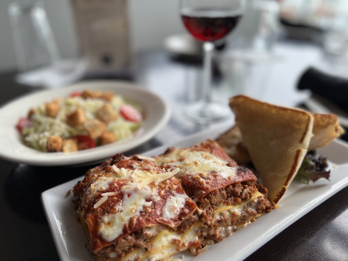 MileMarker158's tweet photo. Lasagna Wednesdays are back!

For $16.99 - we offer our house-made Lasagna, a side salad, garlic bread AND a 4oz glass of wine. 🍷
.
#WINENOT join us tonight?
.
#milemarker158 #dockside #wharf #orangebeachalabama #lasagnawednesday https://t.co/PfhhOcgxnR
