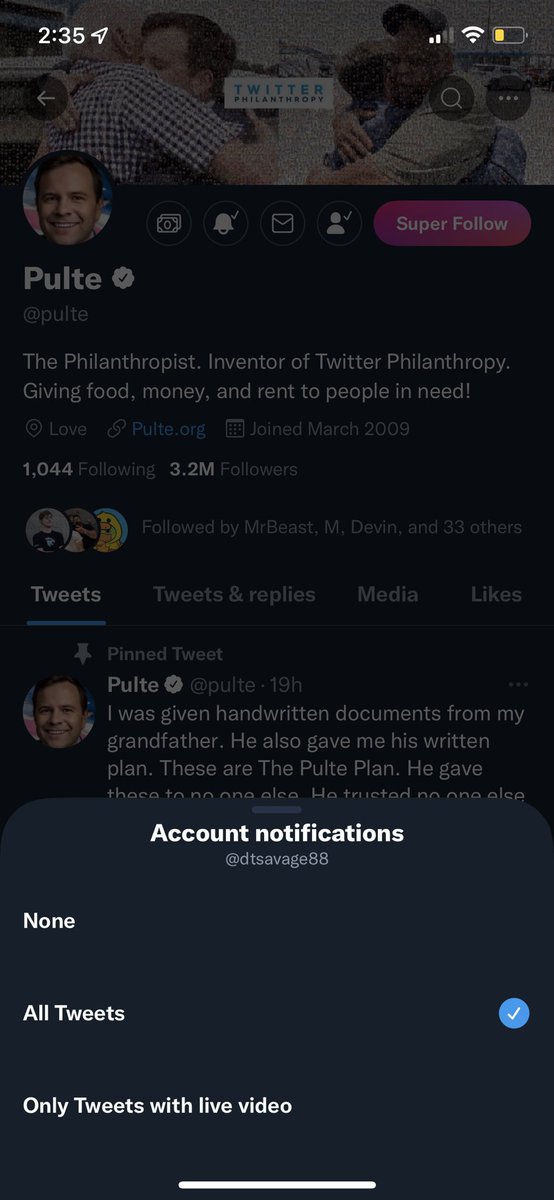 dtsavage88's tweet photo. @pulte Notis been on for a very long time🫡 https://t.co/lwuH991KdP