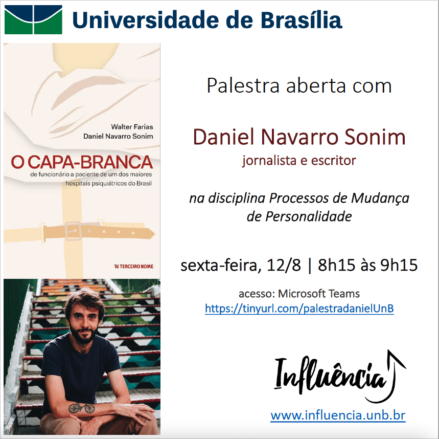 danielnavarro79's tweet photo. Palestra online: sexta-feira, 12/8, 8h15, na UnB - Universidade de Brasília
acesso: https://t.co/NcK4OVVycv
#livro #ocapabranca | #juquery #reformapsiquiatrica #lutaantimanicomial #francodarocha #minasgerais #unb #universidadedebrasilia #df| https://t.co/gYoWIDzJvE https://t.co/vvggMfDGcu