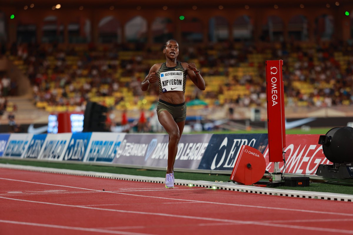 Wanda Diamond League (@Diamond_League) on Twitter photo 2022-08-10 18:38:40 So close! Faith Kipyegon within a hair's breadth of the 1500m world record with 3:50.37. Still: a ๐ฐ๐ช record, a world lead and qualification for the #DLFinal. Not bad for a week night. ๐ท @chiaramontesan2 #MonacoDL ๐ฒ๐จ #DiamondLeague So close! Faith Kipyegon within a hair's breadth of the 1500m world record with 3:50.37. Still: a ๐ฐ๐ช record, a world lead and qualification for the #DLFinal. Not bad for a week night. ๐ท @chiaramontesan2 #MonacoDL ๐ฒ๐จ #DiamondLeague