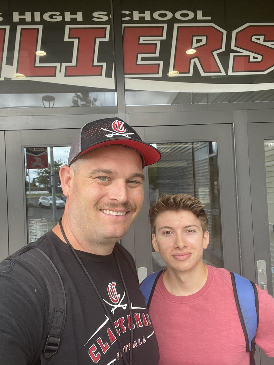 Great seeing and catching up with my guy <a href="/cramblit03/">MatthewCramblit03</a> today after weights. Excited for him to head to <a href="/LUVikingsFB/">Lawrence University Football</a> for school and football. #GoCavs