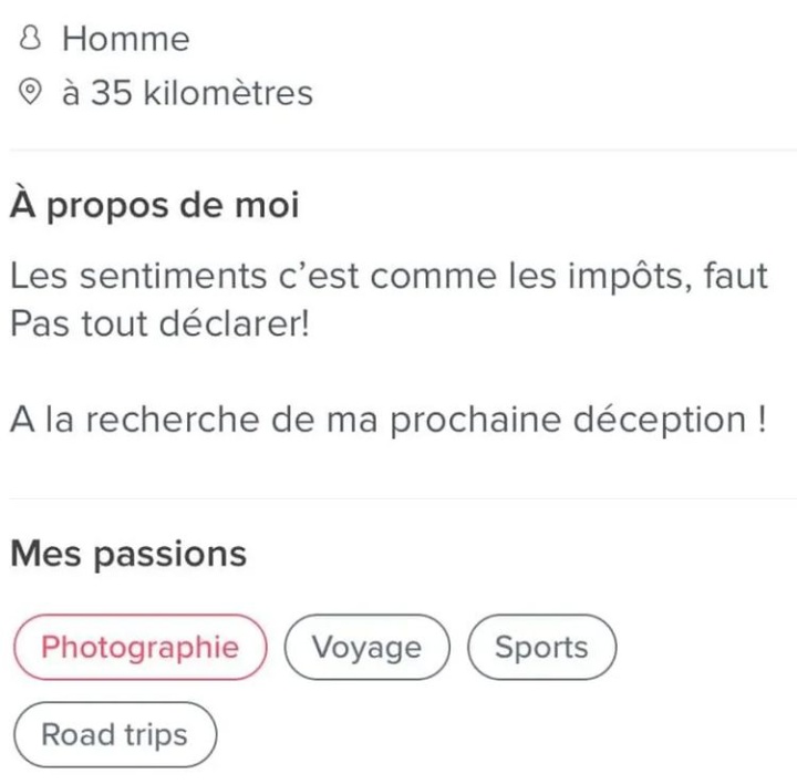 TopDeTinder_'s tweet photo. Ca sent le vécu https://t.co/H1HKUQcA6q
