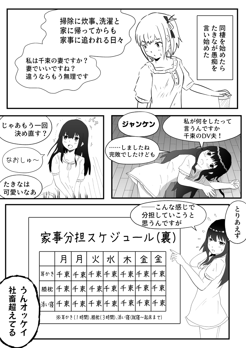 ちさたき漫画 #漫画 #リコリス・リコイル #錦木千束 #井ノ上たきな https://t.co/qjKZRTlORd 