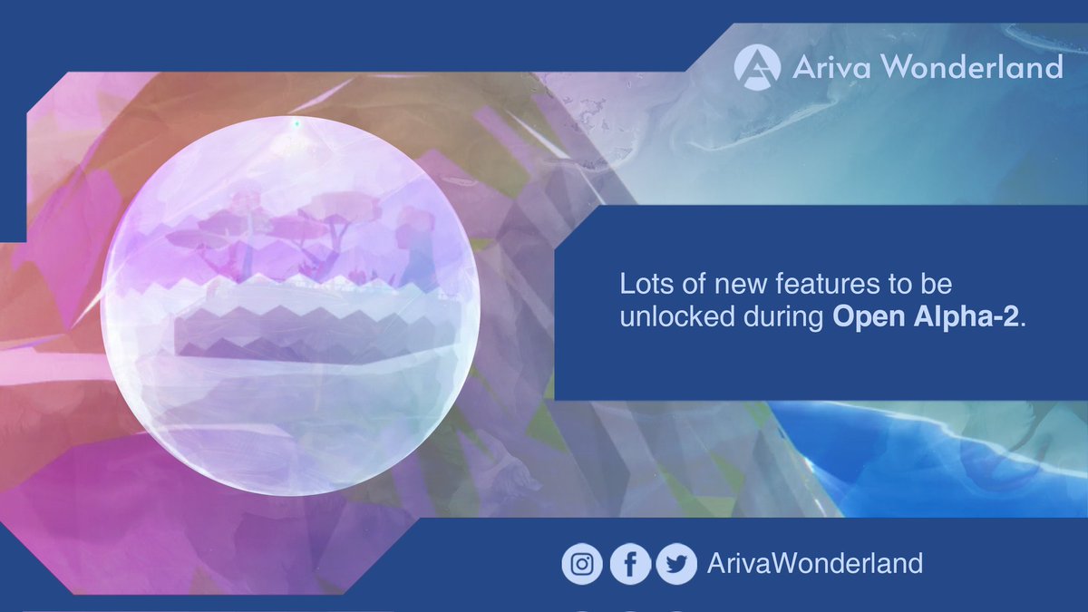 Ariva Wonderland (@arivawonderland) on Twitter photo Expect to see a mind-blowing release this August in #ArivaWonderland.
⚙ All new features and layers will be made available during Public Alpha-2 and it will be accessible to all.
It is worth the wait 💯
<a href="/ArivaCoin/">Ariva Digital</a> #Tourism #Metaverse #Play2Earn #VirtualReality Expect to see a mind-blowing release this August in #ArivaWonderland.
⚙ All new features and layers will be made available during Public Alpha-2 and it will be accessible to all.
It is worth the wait 💯
<a href="/ArivaCoin/">Ariva Digital</a> #Tourism #Metaverse #Play2Earn #VirtualReality