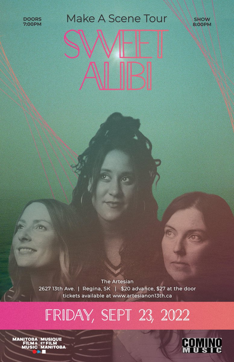 Artesian (@artesianon13th) on Twitter photo <a href="/SweetAlibi1/">Sweet Alibi</a> is coming back on Sept 23rd! đź’•
"The latest drop from this Canadian trio is both luminous and soulful as they combine elements of classic soul and roots pop into a modern brew unlike anything you’ve heard before." — CHILLFILTR
🎟️artesianon13th.ca/event-calendar… <a href="/SweetAlibi1/">Sweet Alibi</a> is coming back on Sept 23rd! 💕
"The latest drop from this Canadian trio is both luminous and soulful as they combine elements of classic soul and roots pop into a modern brew unlike anything you’ve heard before." — CHILLFILTR
🎟️artesianon13th.ca/event-calendar…