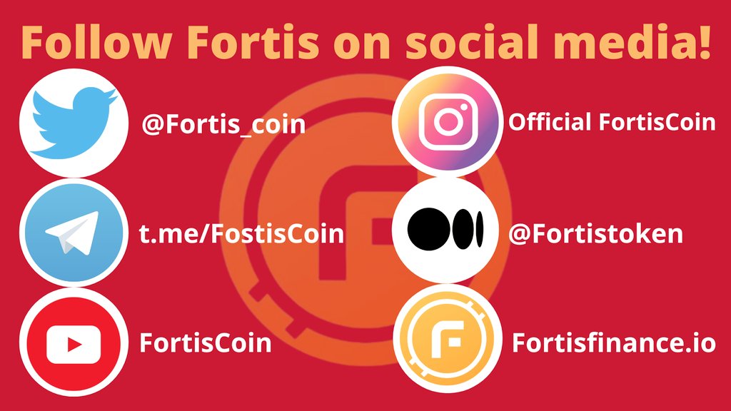 ITSMEYOUR_'s tweet photo. Hey! #FortisFam
Make sure to follow #FortisCoin and visit all the time on all social media networks to be up-to-date our exciting news and latest happenings!
Fortis Channel:
Twitter:
Telegram:
YouTube:
Instagram:
Medium:
Website:
#Fortis $FORT #Telos
@Fortis_Coin @ceo_fortis https://t.co/tAXDS1147c