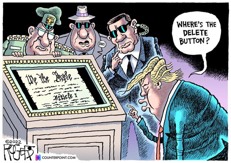 Rob_Rogers's tweet image. My cartoon published 8/5/22.

Keep the cartoons coming: patreon.com/robrogers

#SecretServiceCoverUp #DOD #DHS #Trump #Insurrection