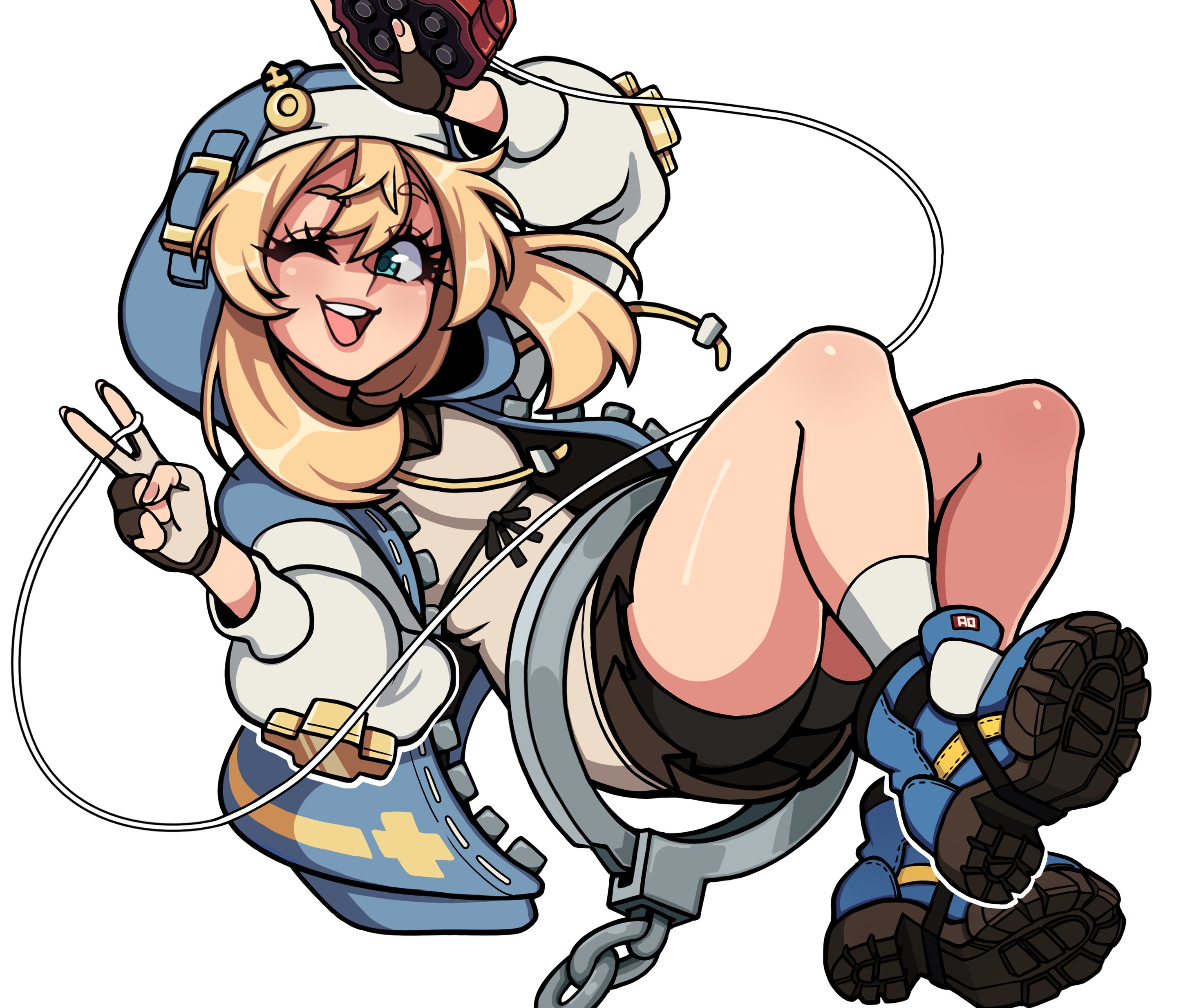 After the success of my A.B.A redesign, and upon popular request, here's my  bridget redesign ! Guilty Gear Strive style ! : r/Guiltygear