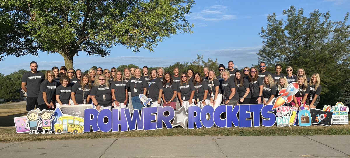 teacher4life3's tweet photo. @RohwerE blasted off into the new school year! @MPSElemEd @MillardPS https://t.co/ljVUnDECYO