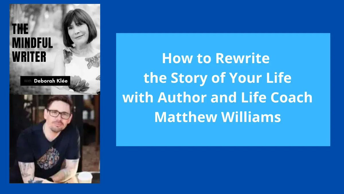 @3DMathW Matthew Williams tells me how #writing took him from a dark place and transformed his life. Find out how to take control of the pen that writes your life. #MentalHealthMatters #mentalwellness #personalgrowth Read: bit.ly/3aPFxfq Listen: bit.ly/3Mpendb
