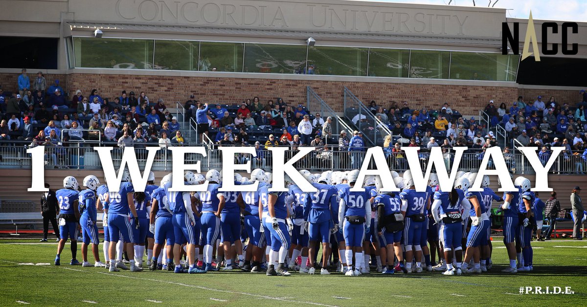 Almost that time! We are one week away from Report Day and the start of Falcon Football! #P.R.I.D.E.