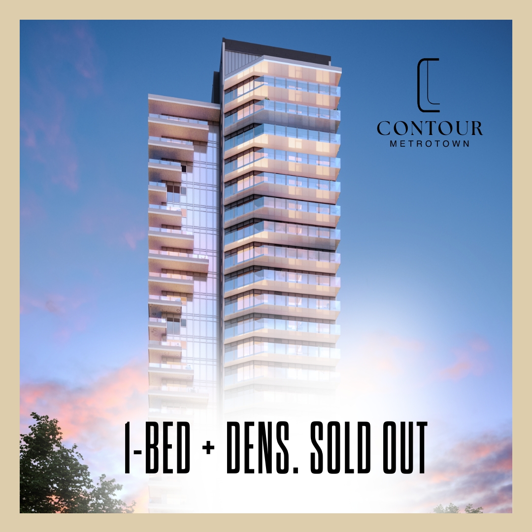 YVRKeyMarketing's tweet photo. We are now sold out of all 1-Bed + Den homes at Contour. Congratulations to all of our new homeowners for securing a home at Metrotown's most exclusive community.

Be 1 of 91 and book an appointment with our team now. Don't miss out on this highly sought-after home. https://t.co/V0WO5xEjrx