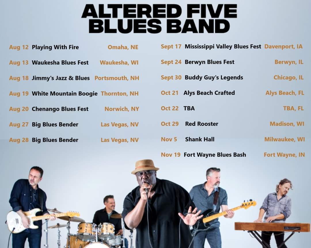 A5BluesBand's tweet photo. A few more shows to be added perhaps...getting to the end of 2022 will be fun!  
Hope to see you at one of these shows!  #Blues #A5BB 
https://t.co/eGzuX5jLEQ https://t.co/jM4IIHkd0X
