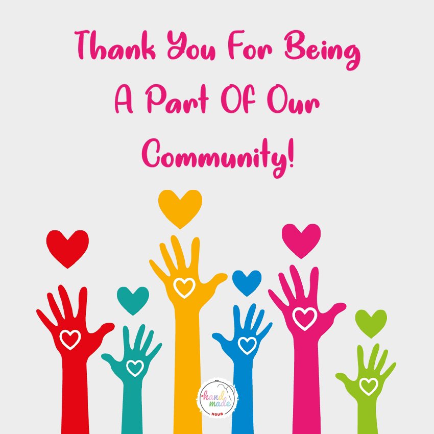 Please retweet to help spread the word about #HandmadeHour …

Every Wednesday between 7:30pm &amp; 9:30pm

Every Sunday between 8pm &amp; 9pm

All creative people and businesses welcome!💫