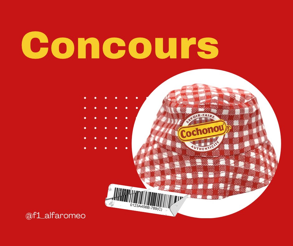 🔴#Concours #F1

Vous voulez avoir la classe comme Valtteri ? Alors tentez de gagner son bob "Cochonou" !

Pour participer :
- Fav + RT ce tweet
- Follow @f1_alfaromeo

Bonne chance ! 🍀