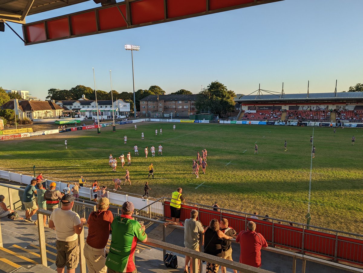 First pre season game with @ShaunOfTheD @AlbionRFC