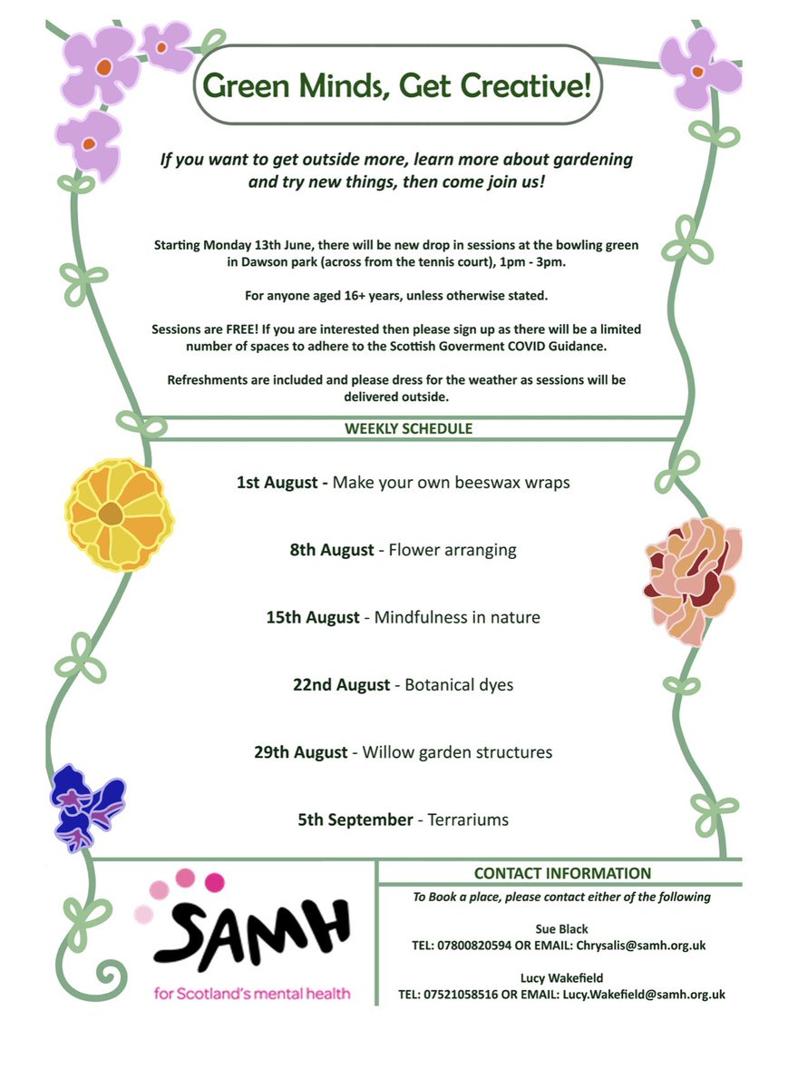 CindyMo34072747's tweet photo. #duntrune #community garden #dawsonpark #broughtyferry #dundee is offering these #green #mind #sessions #gardening #MentalHealthAwareness @SylvBFCoop @__Stephenk__ @SAMHtweets https://t.co/umqnwFprZm