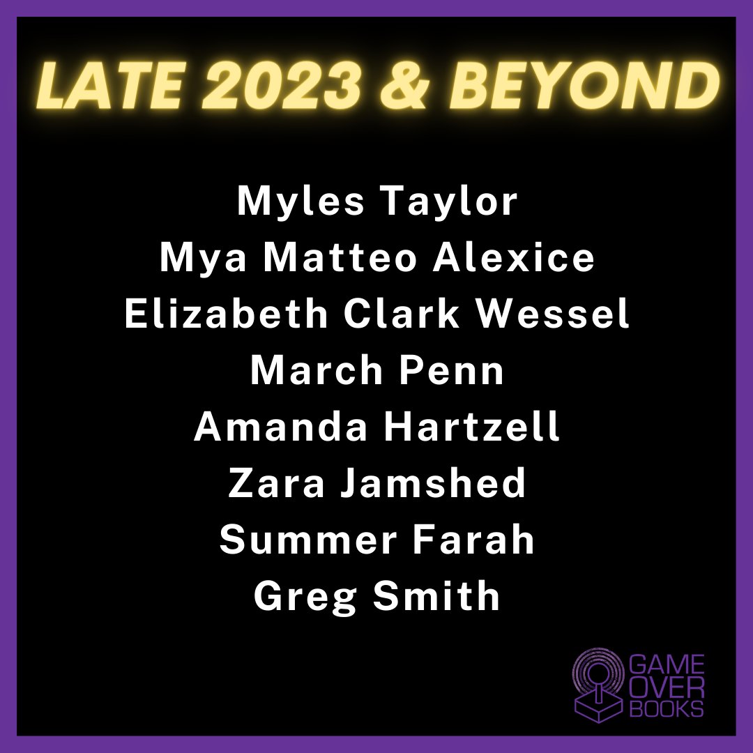 GameOverBooks's tweet photo. We are proud to announce our new authors from the second 2022 Open Reading Period. We cannot wait to share more about these authors and their amazing books!!
#poetry #writers #authors #books #booksbooksbooks #fiction #nonfiction #indiepublishing #gameoverbooks #readingperiod https://t.co/IR4IhjnkLc