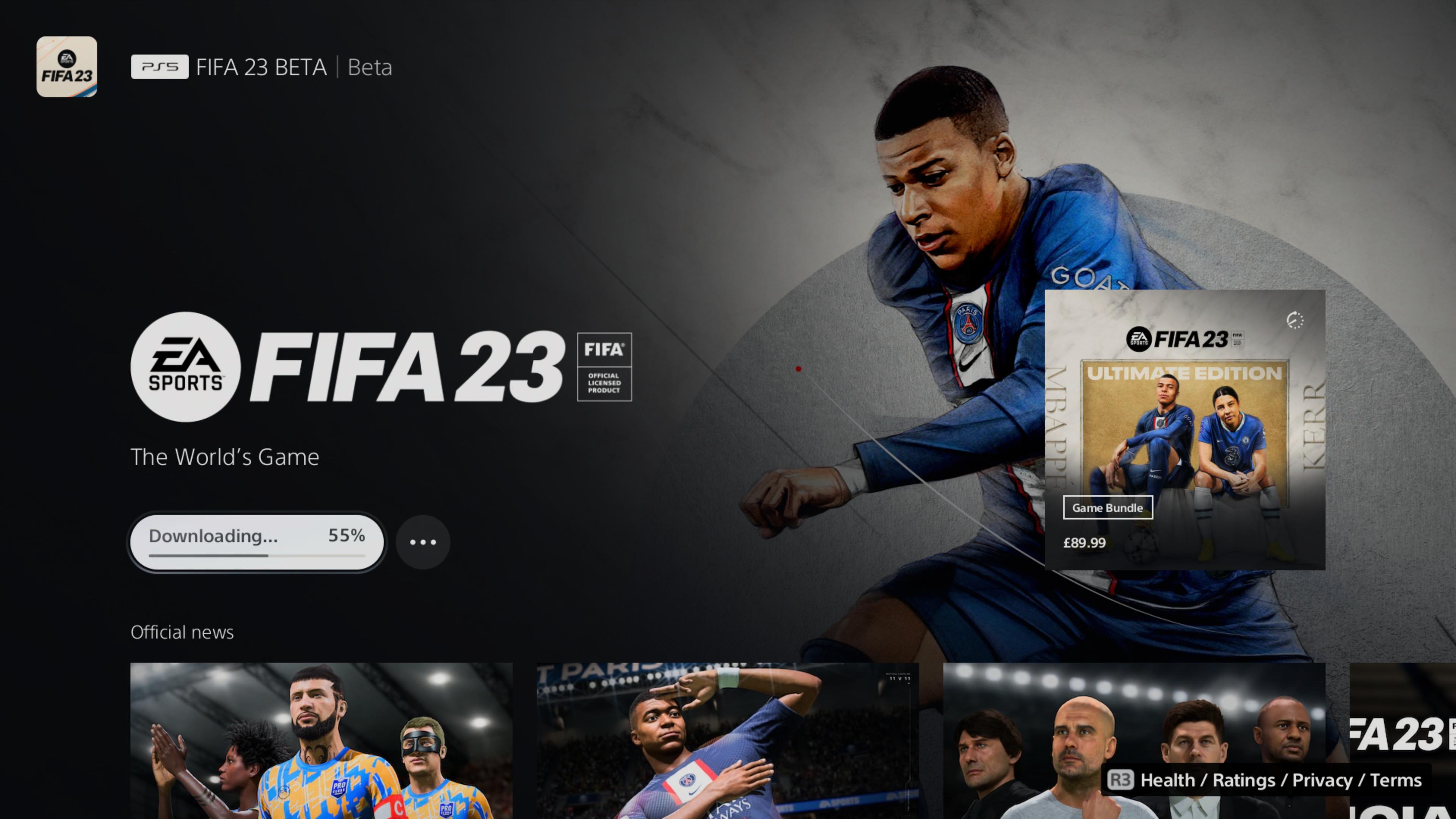 FIFA 23 ps5