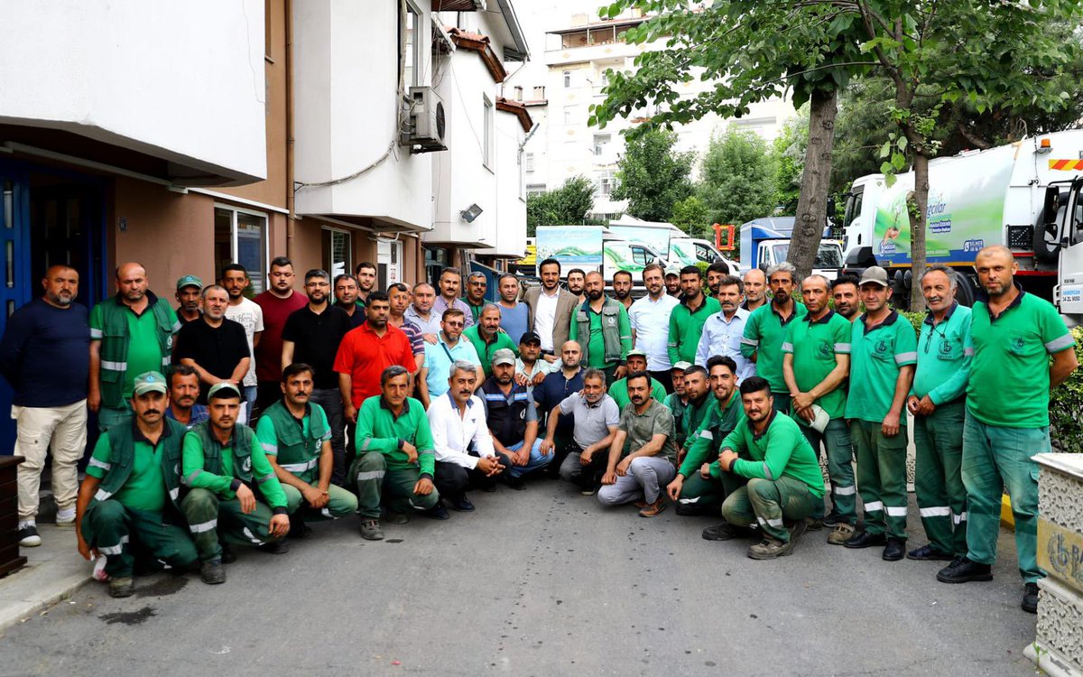 Bağcılarımız için alın teri dökerek evine helal kazanç götüren tüm mesai arkadaşlarımıza #Yüzde80HayırlıOlsun 🤝