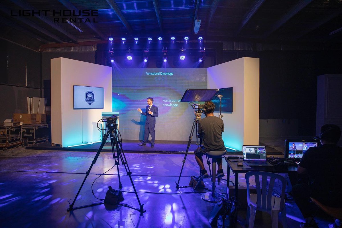Live stream production event in our Studio C