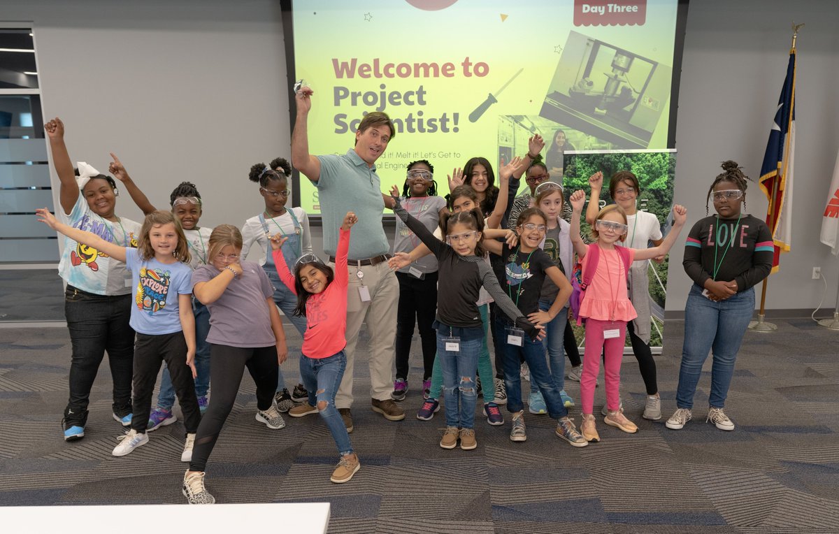 These girls had a STEMtastic time being led by <a href="/ProjScientist/">Project Scientist</a> as engineers for a week-long Summer STEM Lab at Trane Technologies! 👩‍🔬🧪

Thank you so much for hosting our kiddos, <a href="/Trane_Tech/">Trane Technologies</a>! 😊

📰: tylerisd.org/article/802383