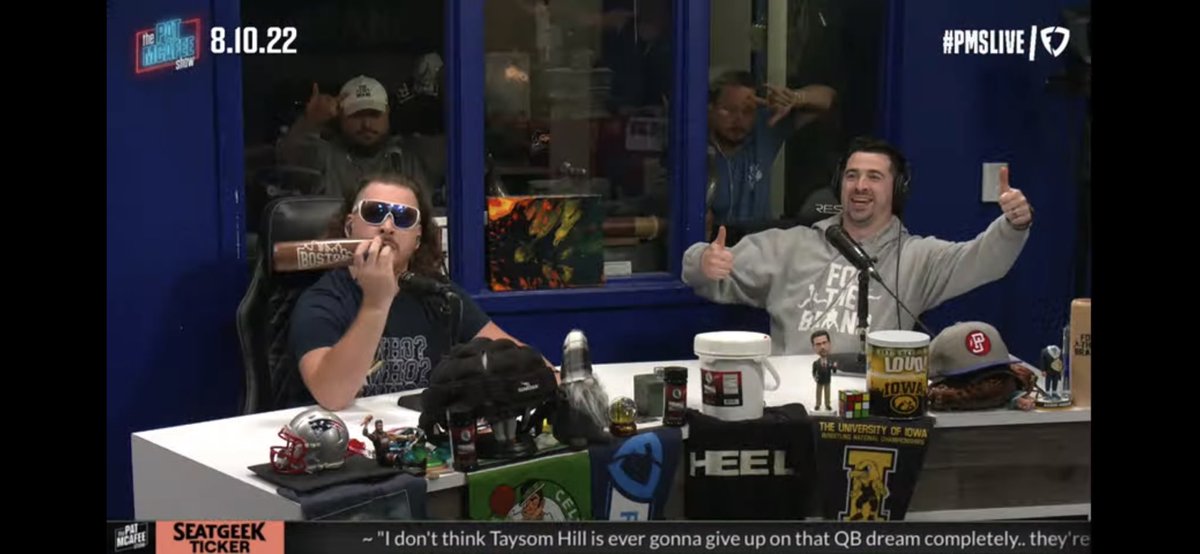 #PMSNFLFilms <a href="/PatMcAfeeShow/">Pat McAfee</a> Aaron James Sir you are the best golf cart driver around. You rock! $Henner93