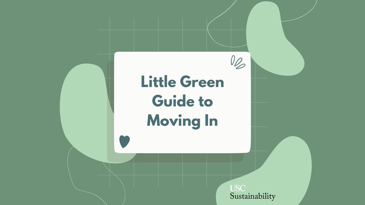 GreenUSC's tweet photo. We can’t wait to see you on campus so soon Trojans. Here are some tips to make the move-in process just a little more smooth and sustainable! #OfficialTrojan #WelcomeToUSC #FirstYearUSC #plasticfreeUSC https://t.co/4xpiE66Jm2