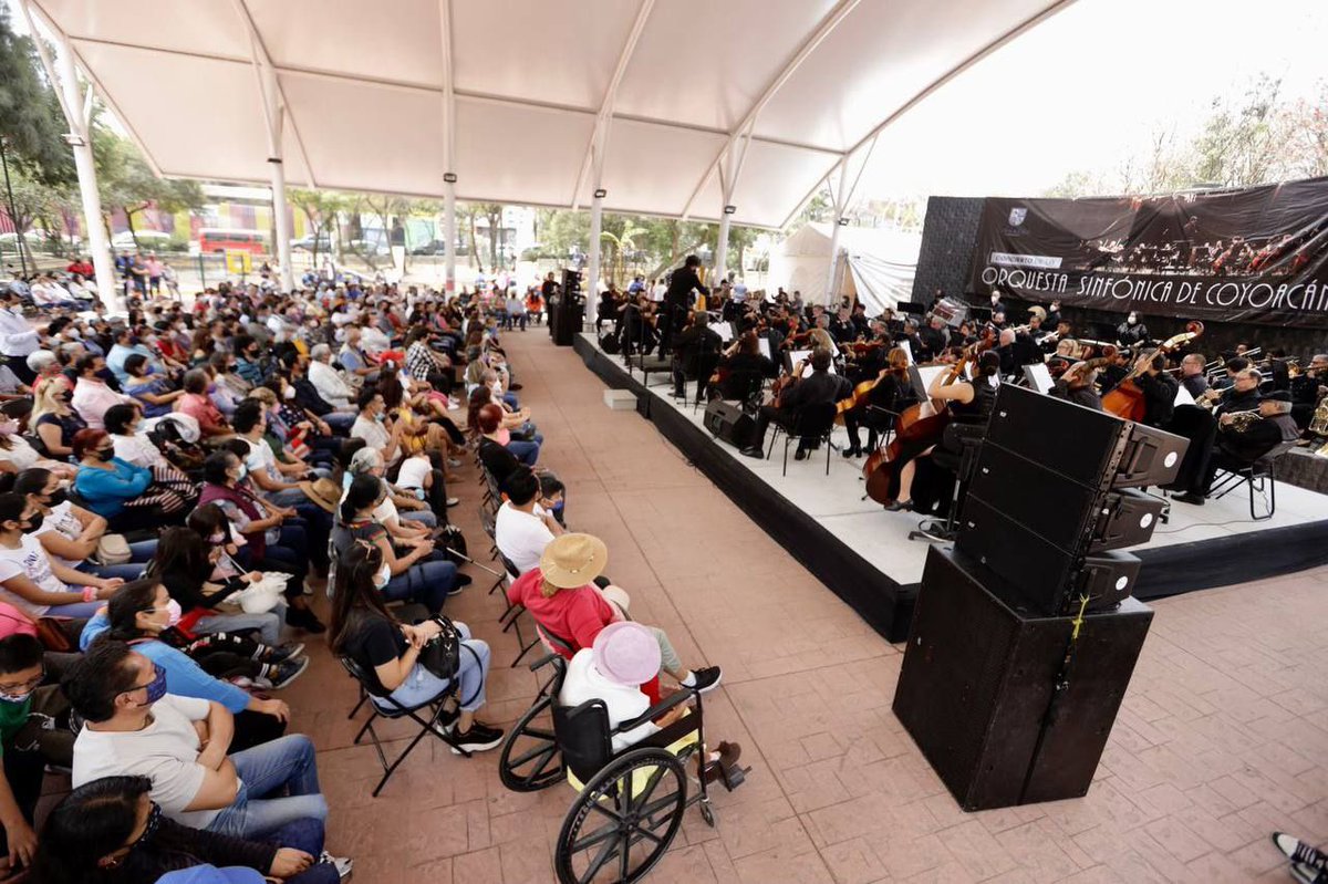 Seguiremos llevando el arte y la cultura a las colonias y barrios de nuestra alcaldía para mantener nuestra posición como Epicentro Cultural de México.

#CoyoacánEstáContigo