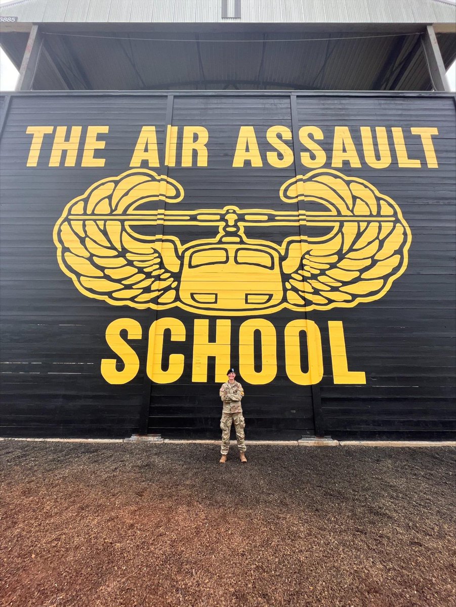 MSUArmyROTC's tweet photo. Congratulations to CDT Caitlin Magolan for earning her AASLT wings today. An MS III and a member of the Pathfinder Club represented the Spartan Battalion while attending the Sabalauski Air Assault School located at Fort Campbell, KY.  Great work Caitlin!
#SpartansWill#msuarmyrotc https://t.co/SpbsFXHk76