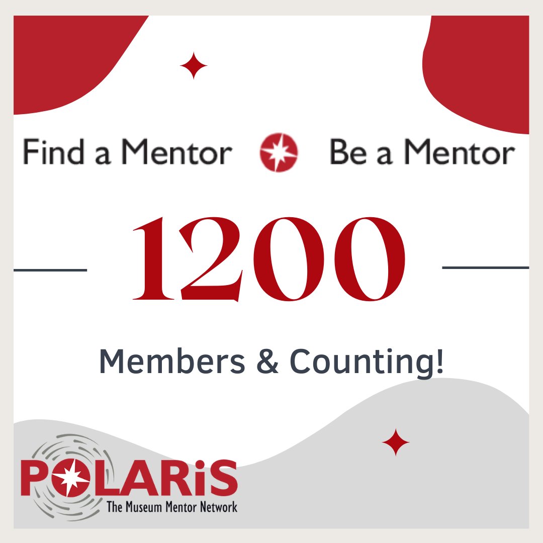 POLARIS wants to THANK YOU for being a part of our community. If you are not yet a member, are looking for professional development, or are looking to create a mentor/mentee or accountability partnership visit museummentors.org to create a free account and access resources!