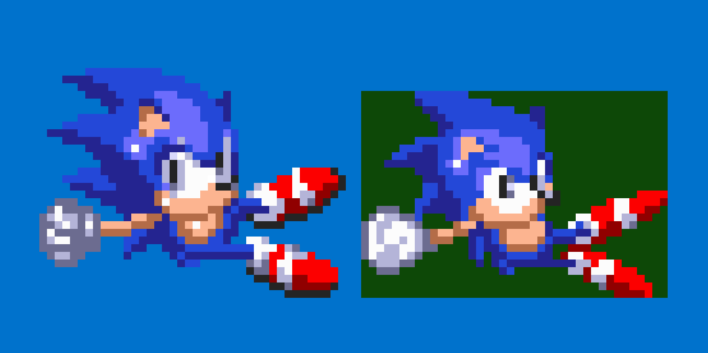 AudioReam on X: I tried to do a Sprite of Knuckles from Sunky.MPEG.   / X