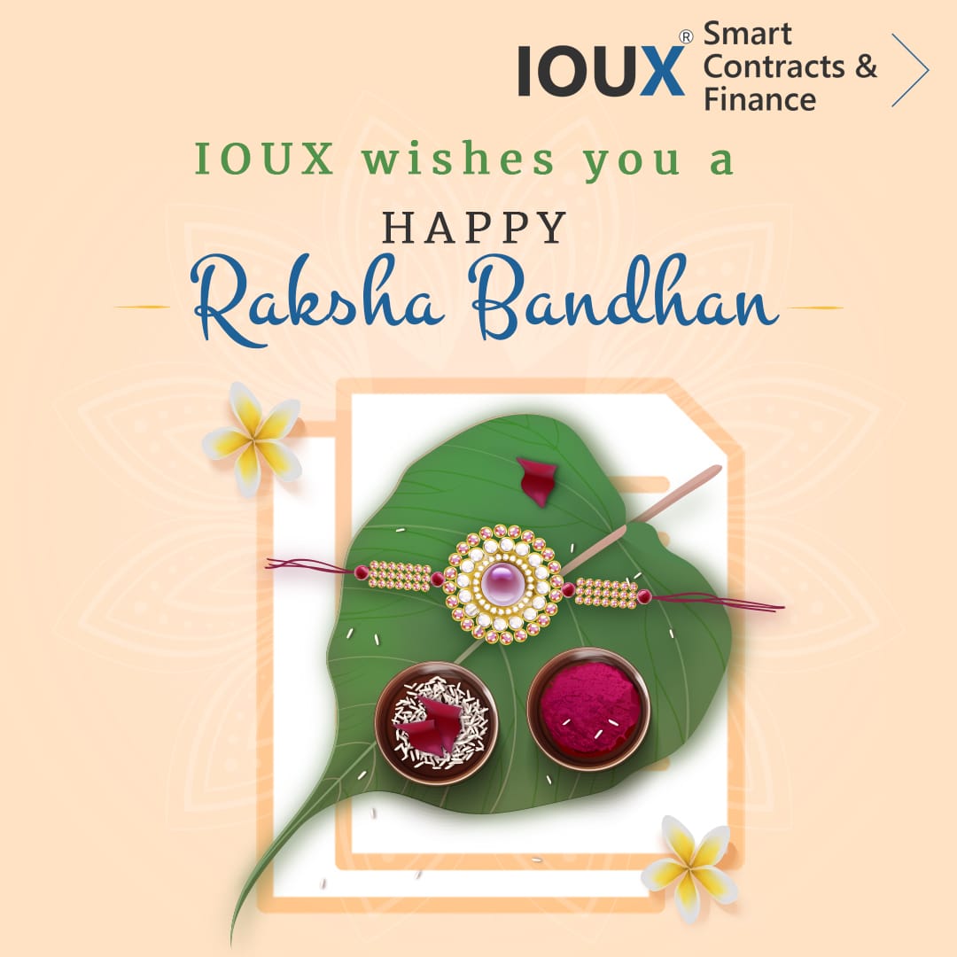 IOUXnetwork's tweet photo. IOUX wishes you a Happy Raksha Bandhan

https://t.co/CmvYYcs6Fw

#happyrakshabandhan #IOUX #esign #smartcontracts #legaldocuments https://t.co/UGohqQlq4u