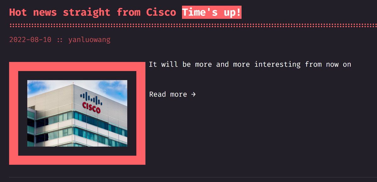vxunderground's tweet photo. Yanluowang ransomware group claims to have breached Cisco.

Intel and images provided via @Gi7w0rm https://t.co/HeW6k1VrR3