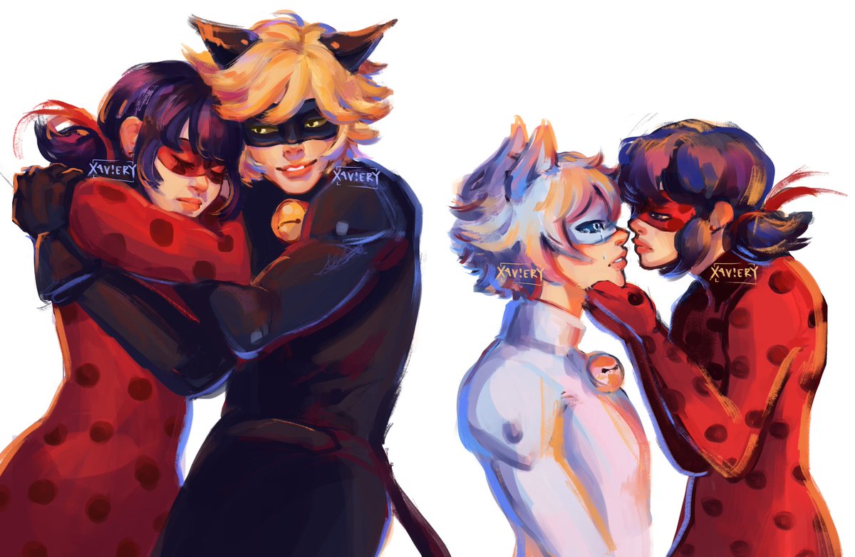 artofxaviery's tweet photo. Ladybug &amp; Chat Noir 🐞🐈‍⬛✨
#MLB #MiraculousLadybug #chatnoir https://t.co/o9NDz9jbIt