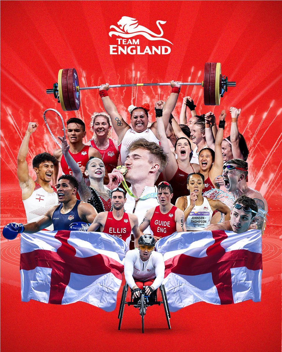 What a Games!!

Birmingham 2022 was Team England’s most successful Games ever! In total we won 176 medals, two more than our previous highest tally in Glasgow 2014 and 40 more than four years ago on the Gold Coast!

We are so proud of all our athletes!

#BringItHome