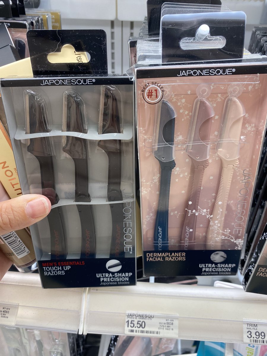 Left side, branded for men, $6.99. Right side, for women, $10.50. They are exactly the same, with the exception of color. Do better <a href="/Target/">Target</a>!!! #pinktax #neverequal