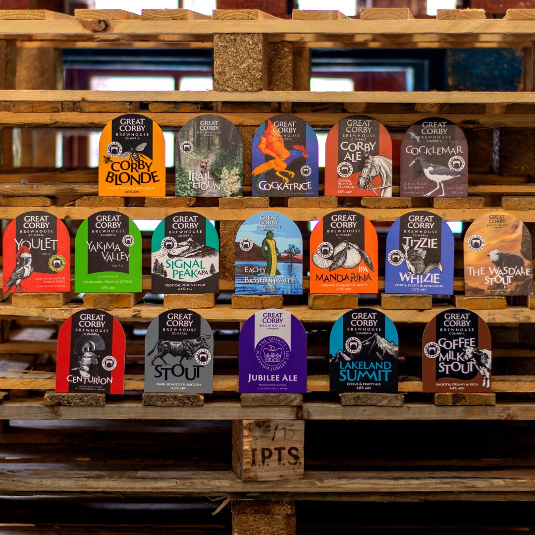 What a line-up! How many have you tried recently? 

#CraftAle #GreatCorbyBrewhouse #Brewer #BeerLovers #beer #beerstagram #craftbeer #instabeer #craftbeerlife #cumbriacraft #cumbria #handmadeincumbria #smallbrewery #beersofinstagram #drinklocal #carlisle #cumbrialife
