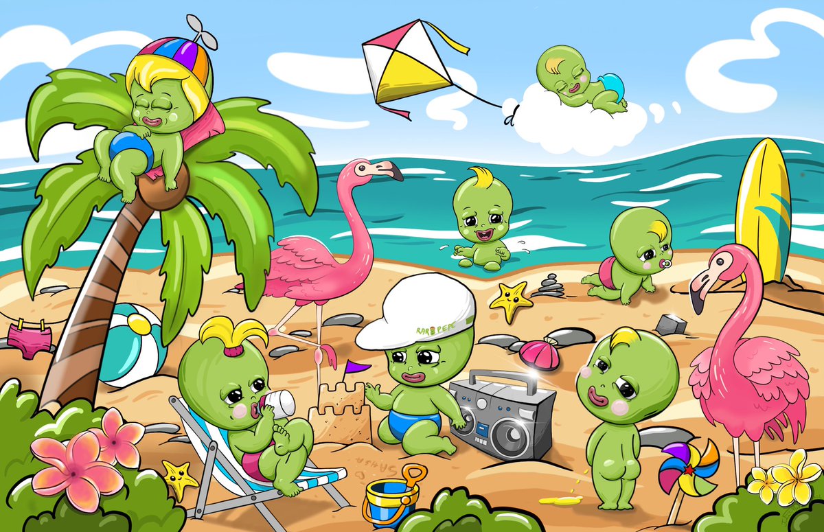 NataljaMoon's tweet photo. Many funny kids here on LILDJPEPE. Happy picture isn’t it? A derivative to @DJPEPE_ https://t.co/xnqbWoCZcx